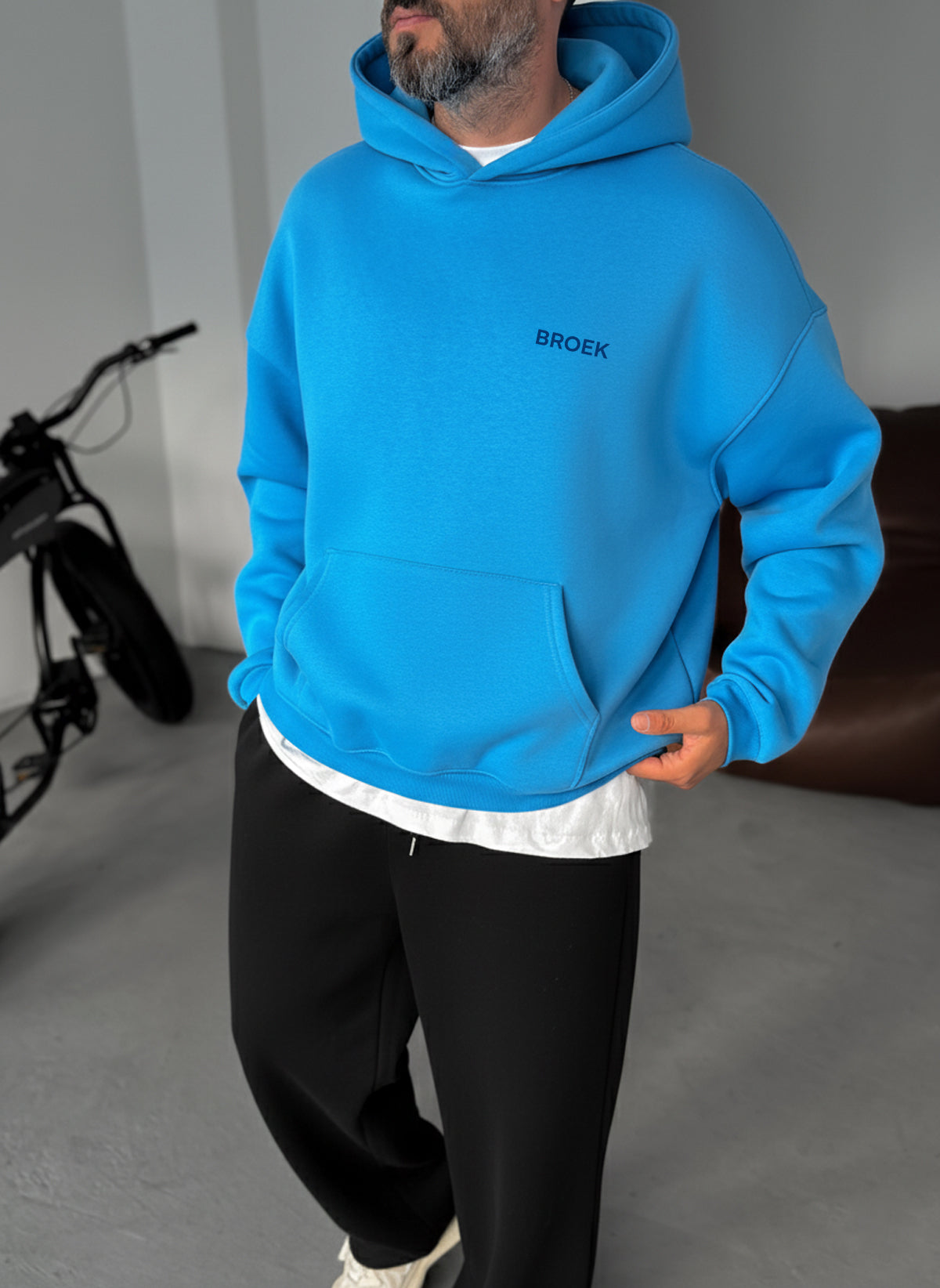 Oversized Hoodie - Light Blue