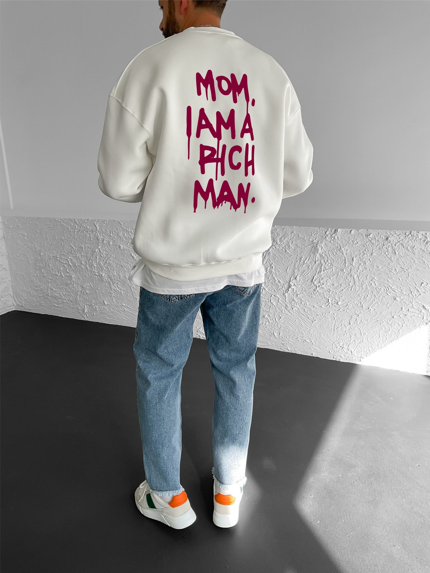 Off-White "Success" Printed Oversize Sweatshirt