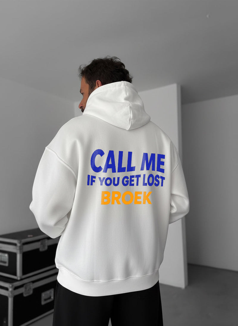 Call Me If You Get Lost Hoodie - White