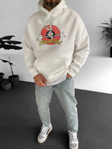 Off-White "that's-all-folks" Printed Oversize Hoodie Broek
