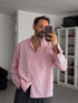Pure Linen Pink Shirt
