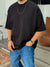 Premium Black Basic Oversize T-Shirt - Broek