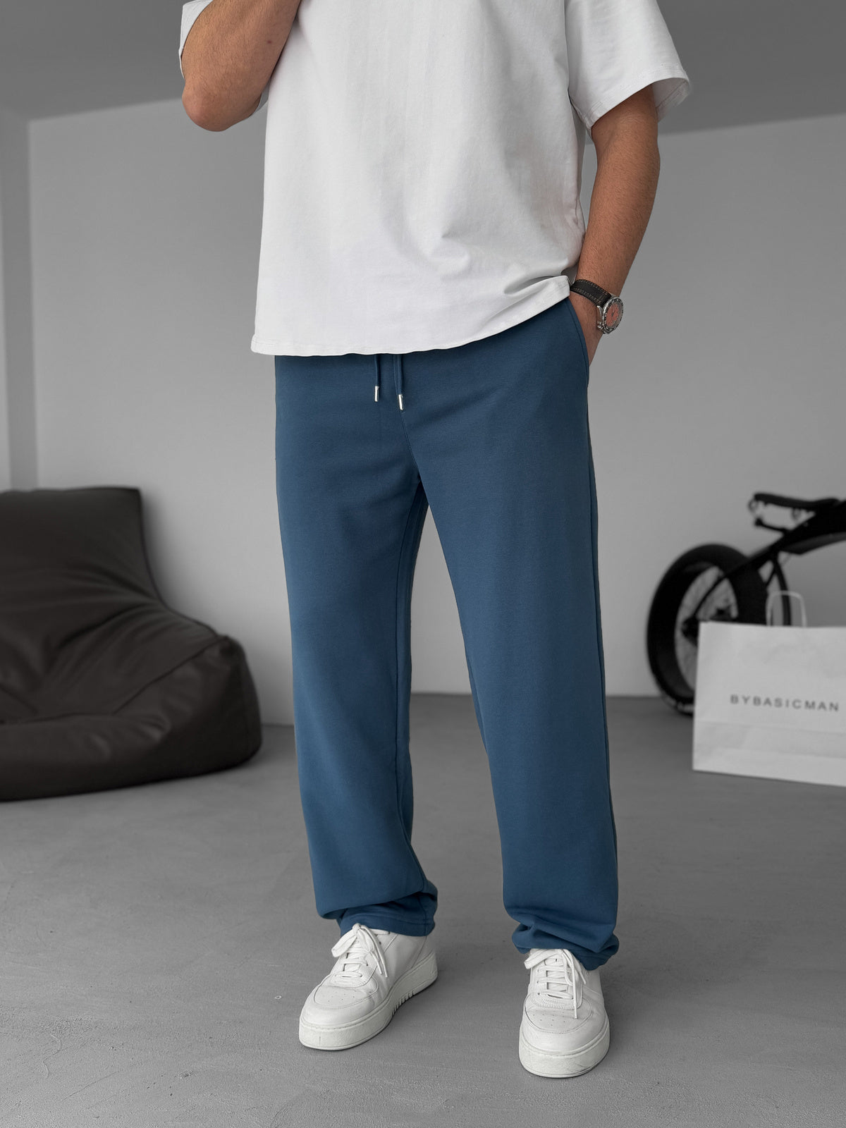 Petrol Basic Summer Sweatpants