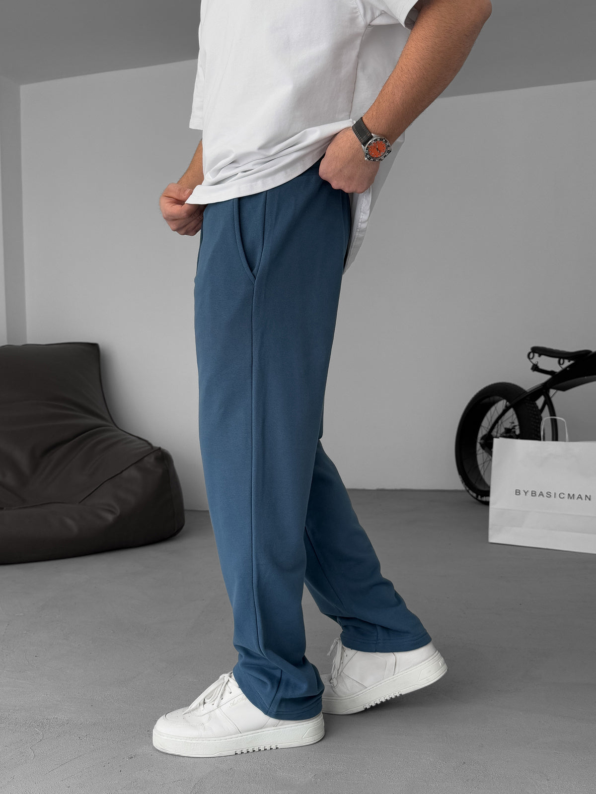 Petrol Basic Summer Sweatpants