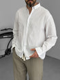 Pure Linen Off White Shirt