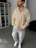Pure Linen Beige Shirt
