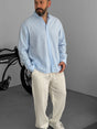 Pure Linen Baby Blue Shirt