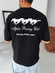 Premium Black "Alpha Racing" Printed Oversize T-Shirt - Broek