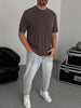 Dark Brown Regular Fit T-Shirt