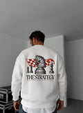 The Strategy Chess Crewneck - White Broek
