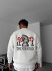 The Strategy Chess Crewneck - White Broek