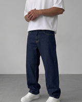 Raw Denim Relaxed Fit Jeans