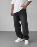 Washed Black Relaxed Fit Denim Jeans