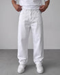 White Relaxed Fit Denim Jeans