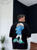 Black "Crime" Printed Oversize T-Shirt - Broek