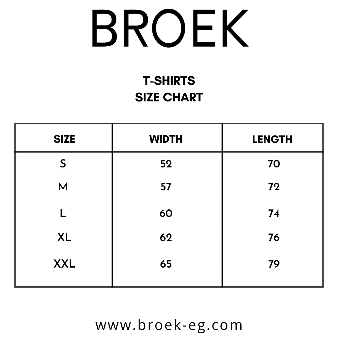 Premium Brown Basic Oversize T-Shirt Size Chart - Broek
