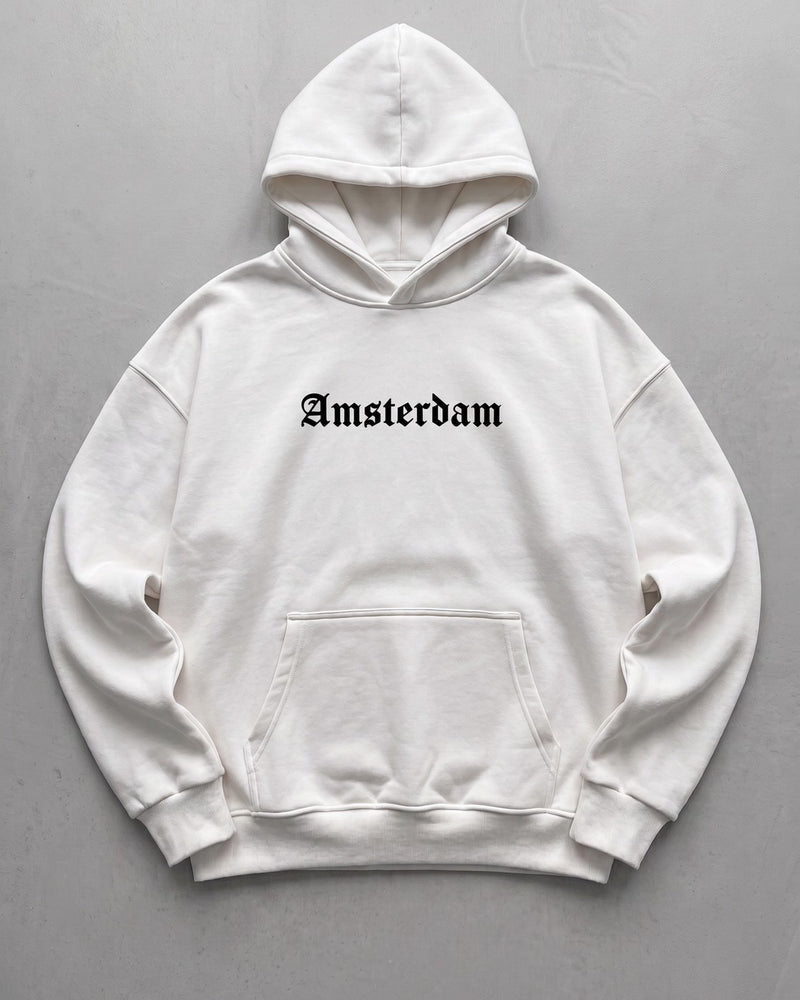 Off-White "Amsterdam" Printed Oversize Hoodie