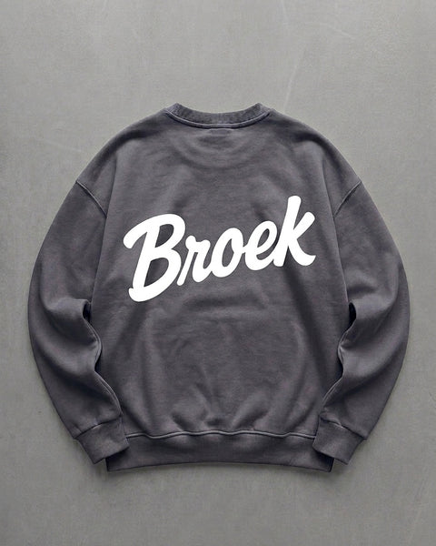 Broek Signature Crewneck - Smoked