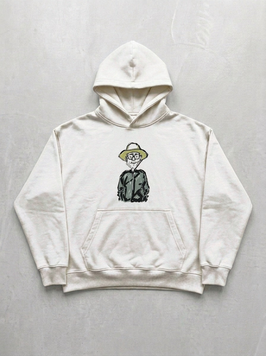 Farmer Hoodie - Off-White - front