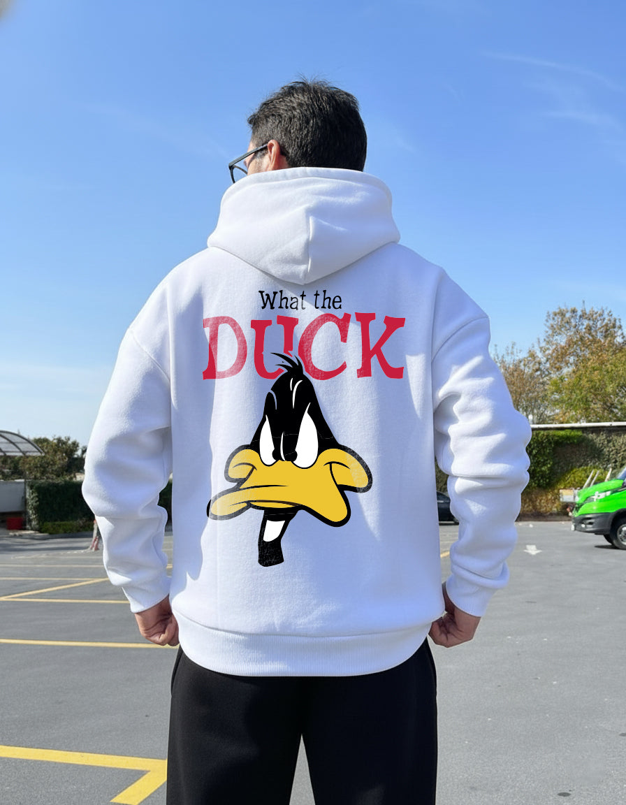Hoodie What's the duck White
