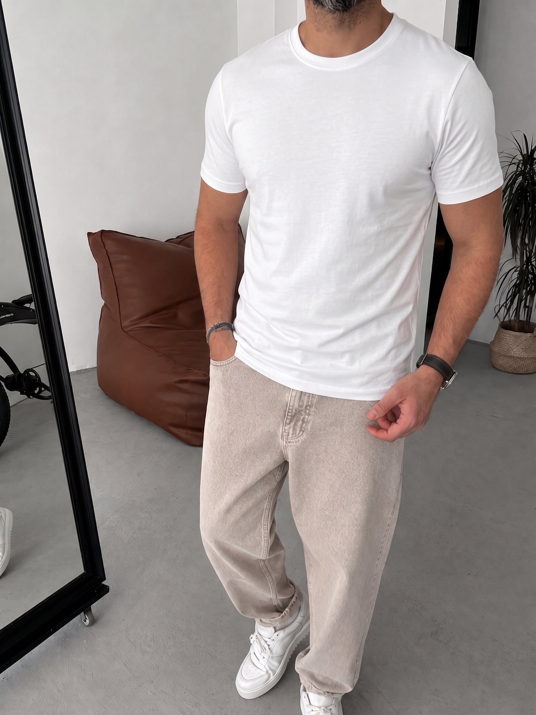 White Regular Fit T-Shirt