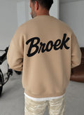 Broek Signature Crewneck - Beige Broek