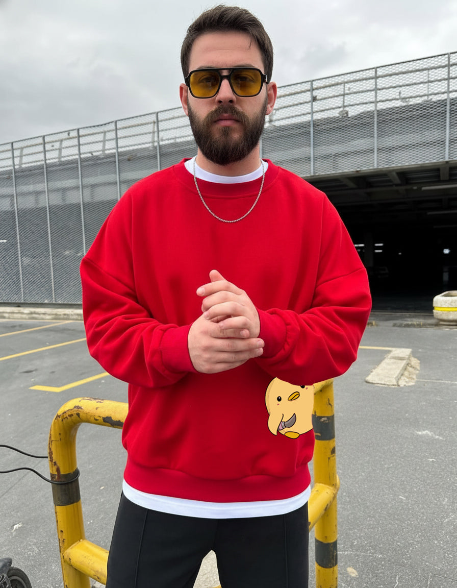 Crewneck Violence Red