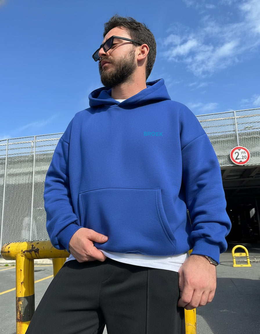 Oversized Hoodie - Royal Blue