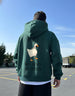 Hoodie Duck Peace Olive Green
