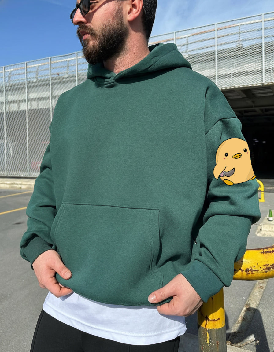 Hoodie Violence Olive Green