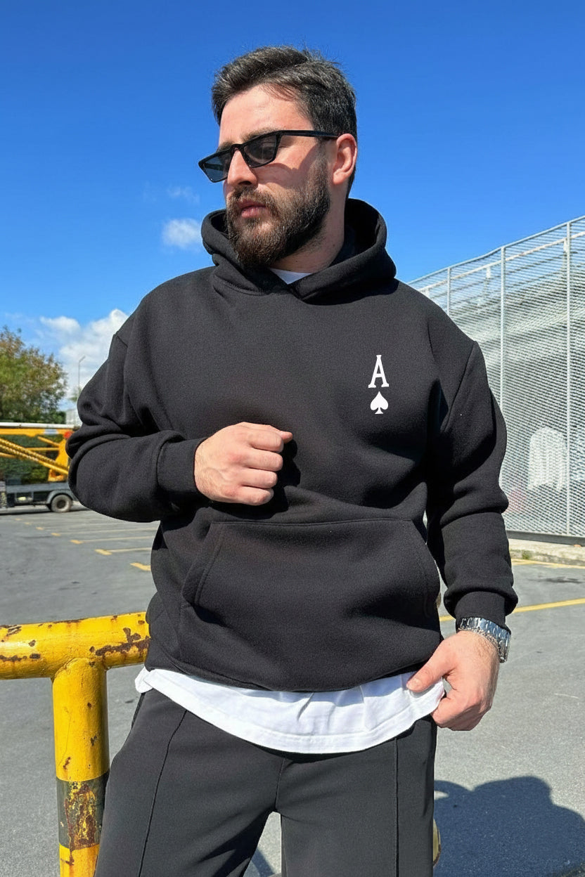 Hoodie Ace Black