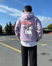 Hoodie It's too peoply outside Purple