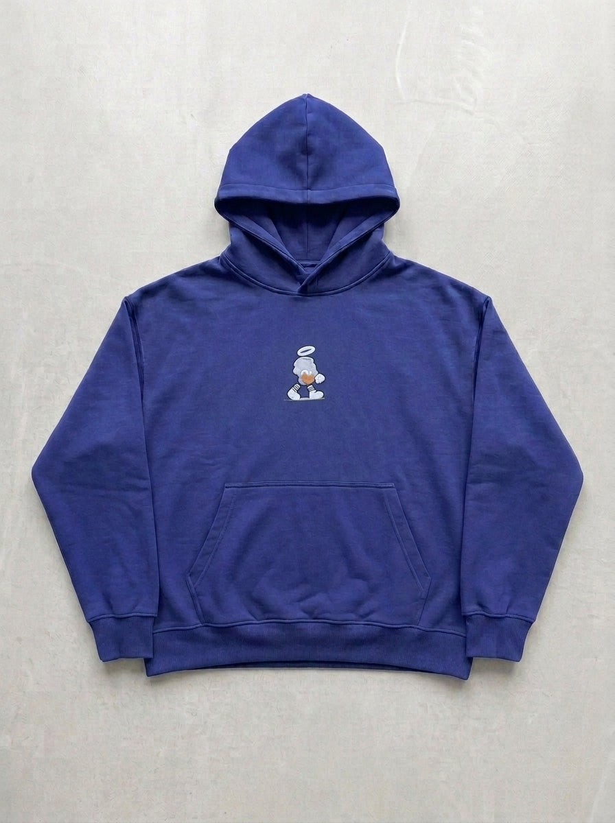 Halo Character Hoodie - Royal Blue - front
