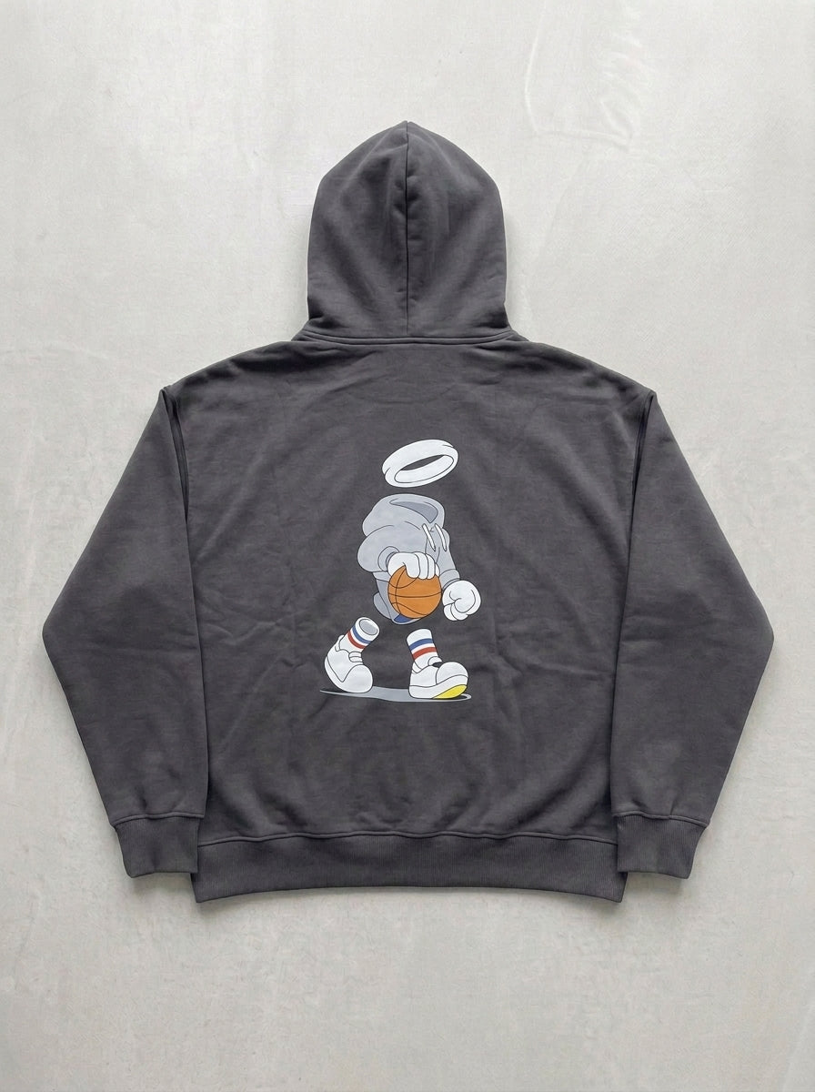 Halo Character Hoodie - Smoked - back