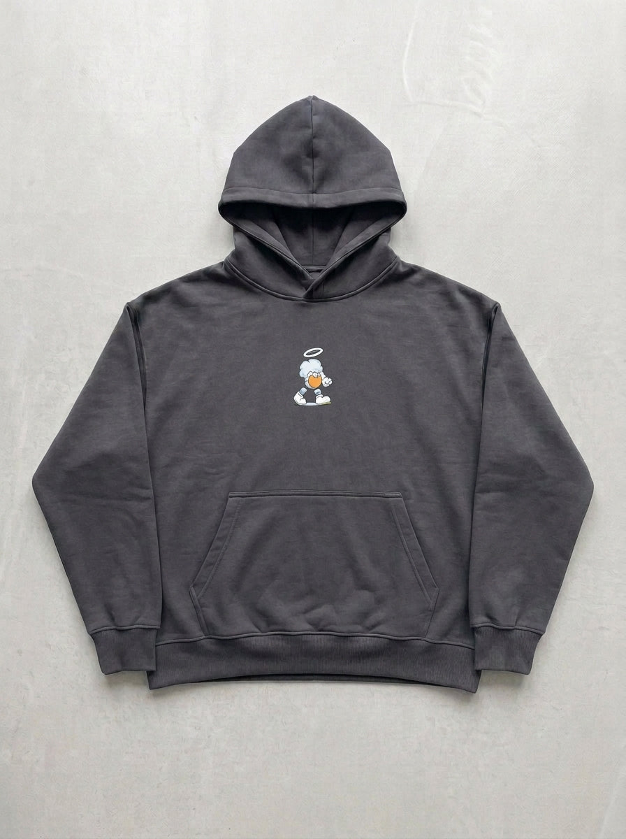 Halo Character Hoodie - Smoked - front
