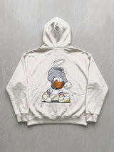 Halo Character Hoodie - Off-White - back