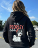 Black "It's too peoply outside" Hoodie