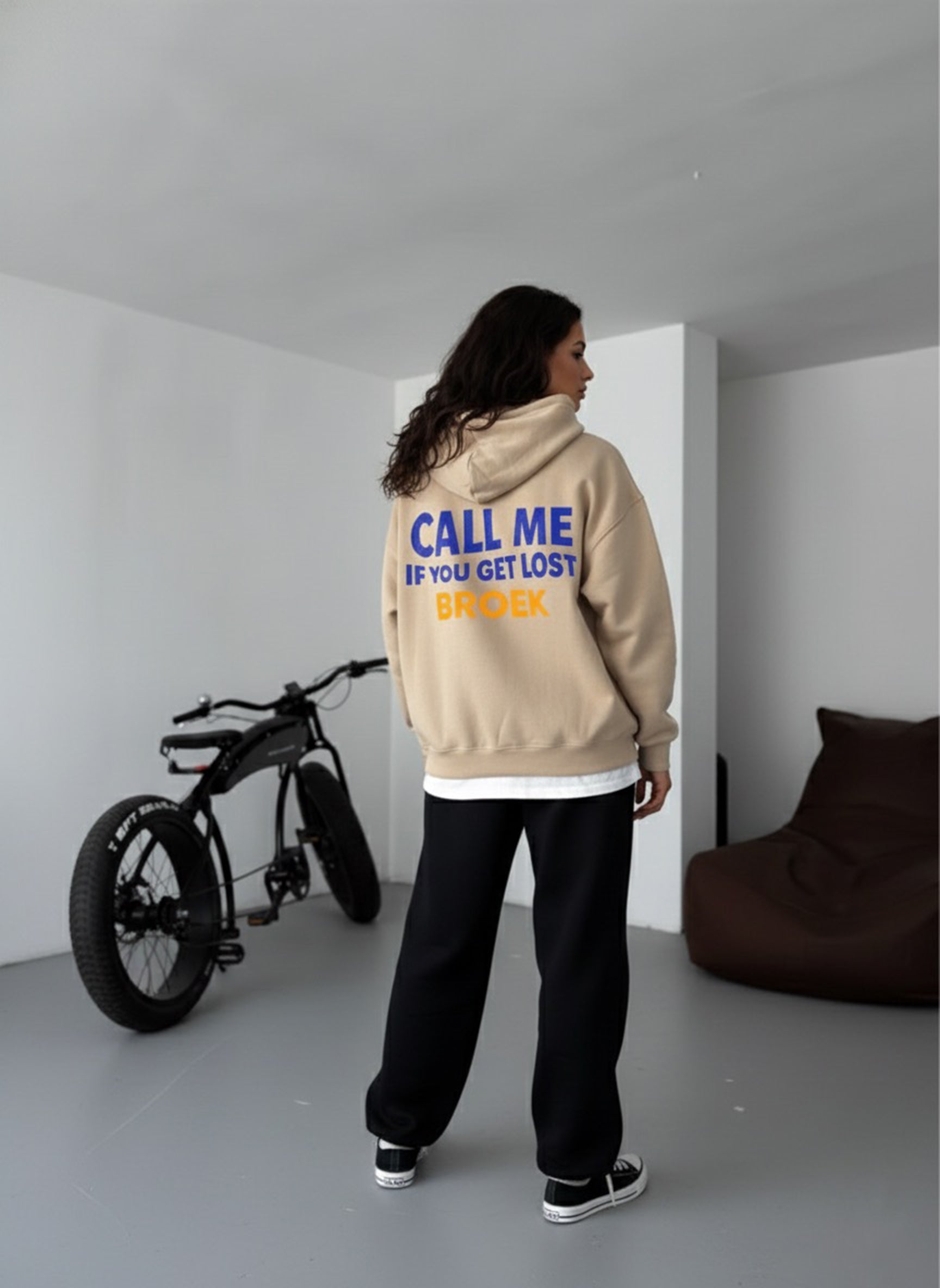 Call Me If You Get Lost Hoodie - Beige