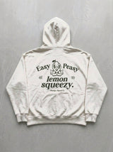 Easy Peasy Lemon Squeezy Hoodie - Off-White - back
