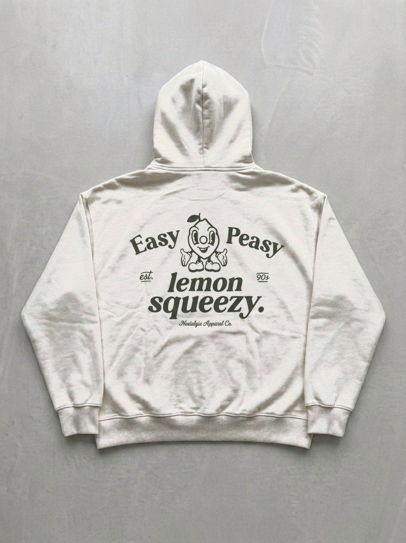 Easy Peasy Lemon Squeezy Hoodie - Off-White