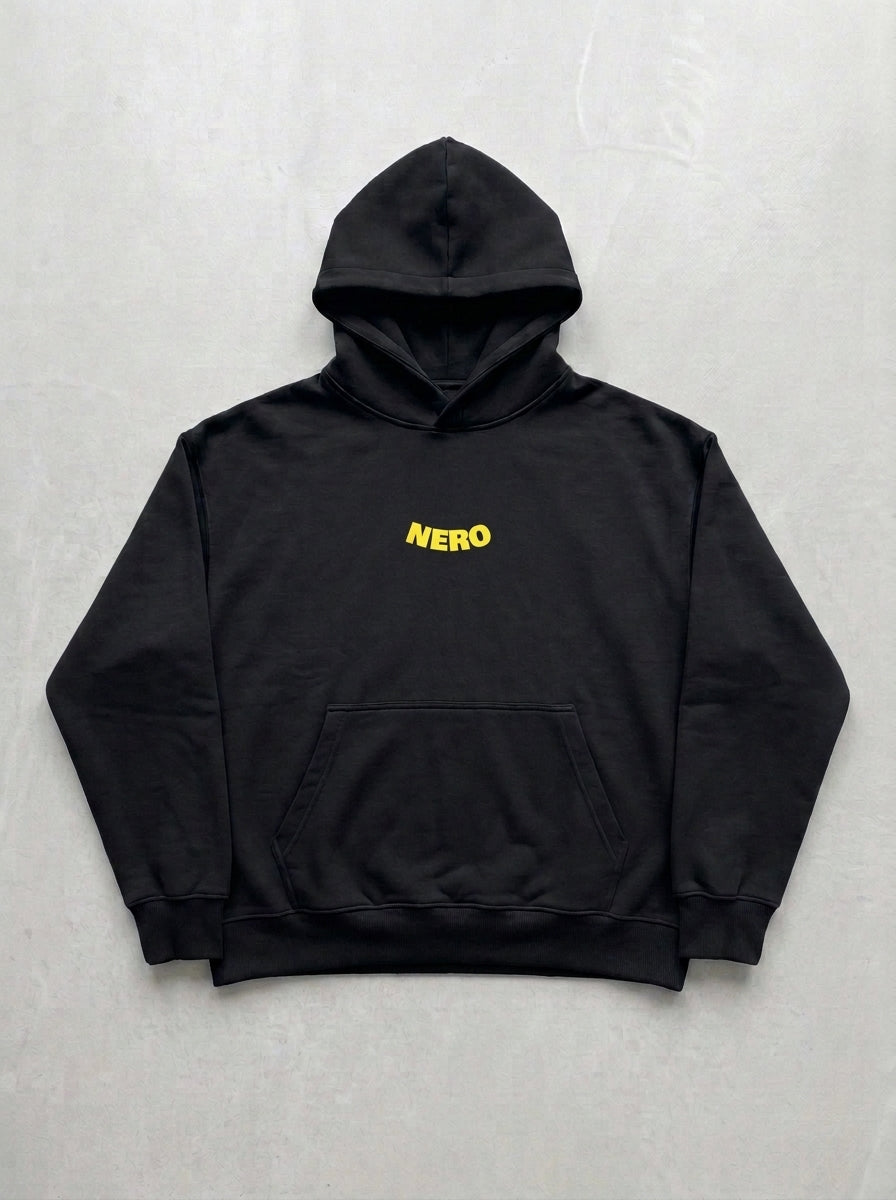 Learn To Say No Hoodie - Black - front