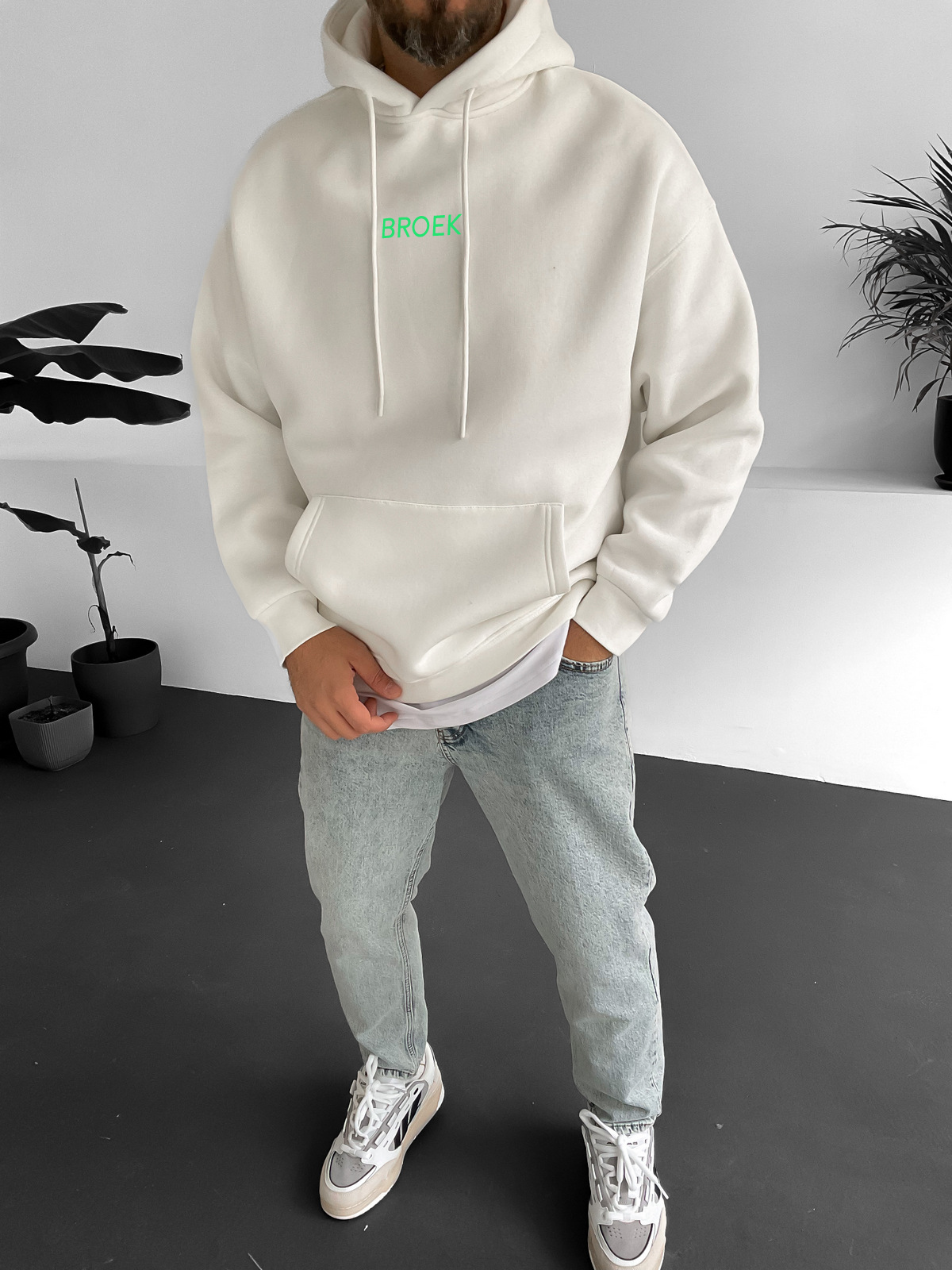 Off-White "Exceptional" Printed Oversize Hoodie - Broek