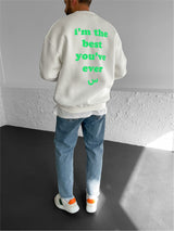 Off-White "Exceptional" Printed Oversize Sweatshirt - Broek