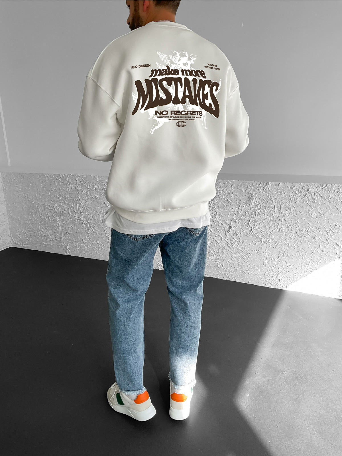 Off-White "Mistakes" Printed Oversize Sweatshirt - Broek