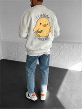 Off-White "Violence" Printed Oversize Sweatshirt - Broek