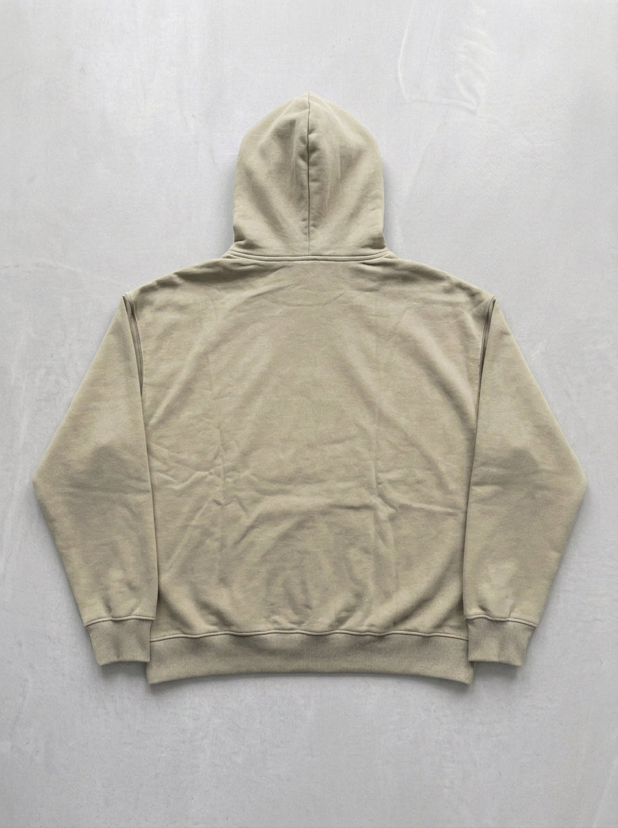 Reverse Gothic Hoodie - Beige - back
