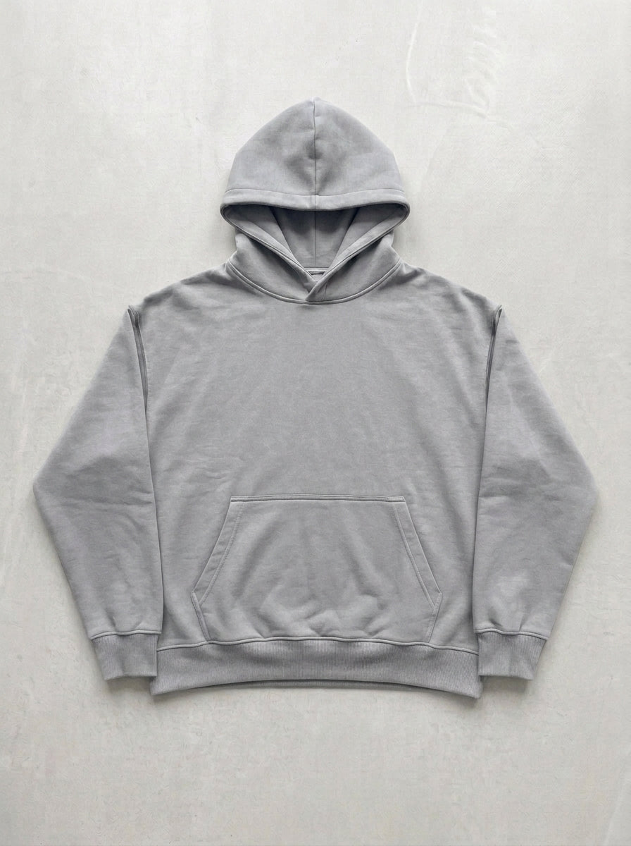 Skull & Snake Hoodie - Silver - front