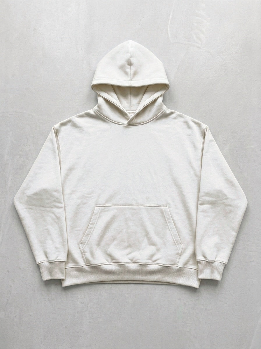 Skull & Snake Hoodie - Off-White - front