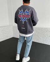 Smoked "Affection" Printed Oversize Sweatshirt - Broek