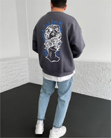 Smoked "Caesar" Printed Oversize Sweatshirt - Broek